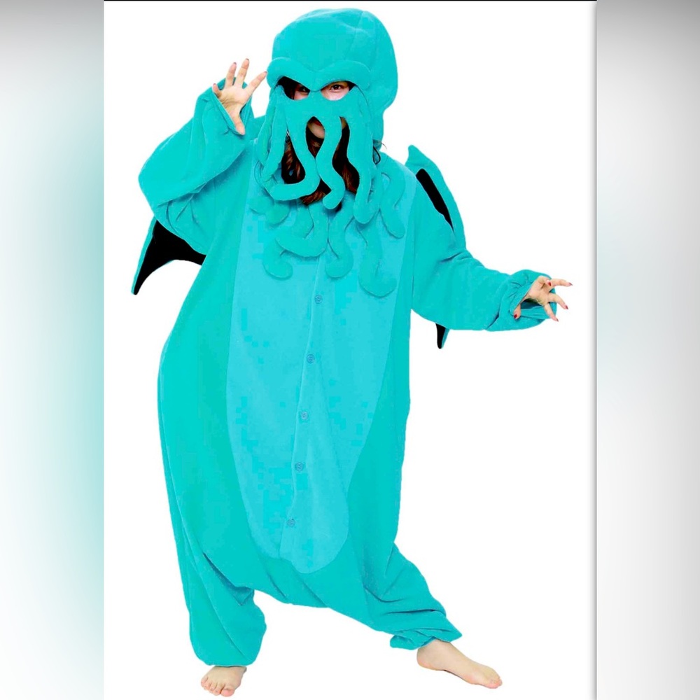 Sazak HP Lovecraft Cthulu Kigurumi Onesie Pajamas